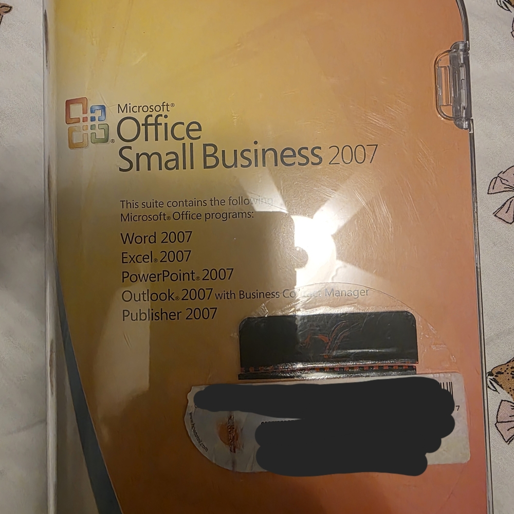 Microsoft Office Small Business 2007 Software